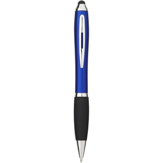 Produktabbildung Nash Stylus Kugelschreiber farbig mit schwarzem Griff (blaue Mine) Nash Stylus Kugelschreiber farbig mit schwarzem Griff (blaue Mine)