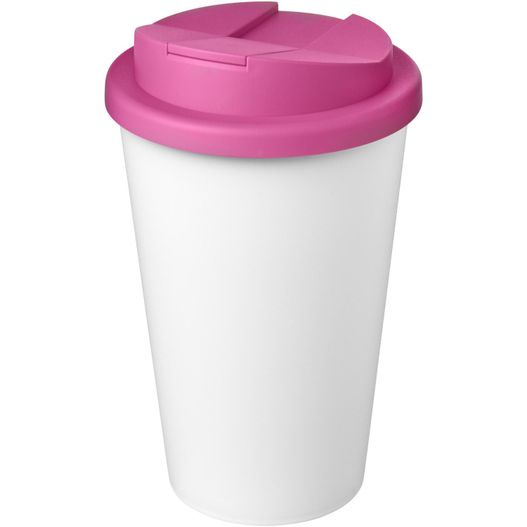 Produktabbildung Americano® Eco 350 ml recycelter Becher mit auslaufsicherem Deckel Americano® Eco 350 ml recycelter Becher mit auslaufsicherem Deckel (Bild 1)
