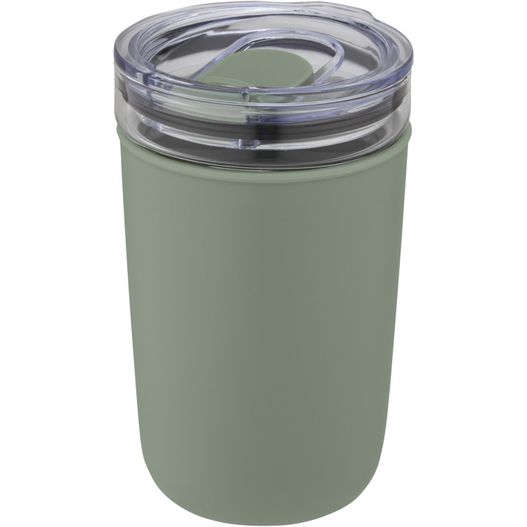 Bello 420 ml Glasbecher mit Außenwand aus recyceltem Kunststoff (Bild 1)