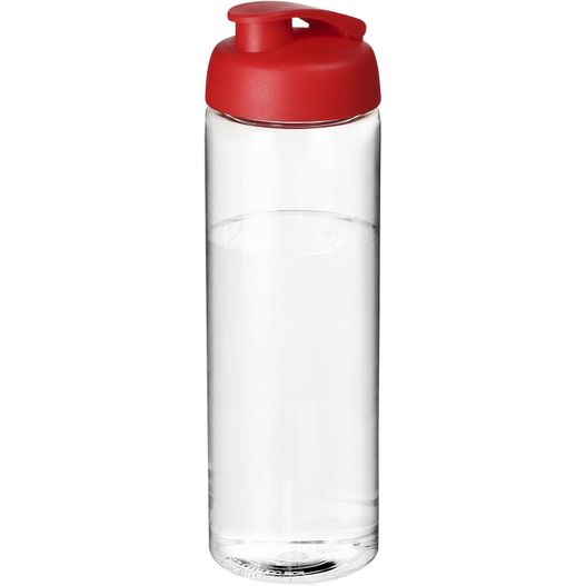 eine rote plastikwasserflasche mit rotem deckel H2O Active® Vibe 850 ml Sportflasche mit Klappdeckel (Bild 1)