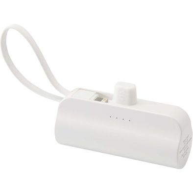 Alnair 10 W 5000 mAh Typ C Powerbank aus recyceltem Kunststoff mit integriertem Klappständer und 2 in 1 Kabel