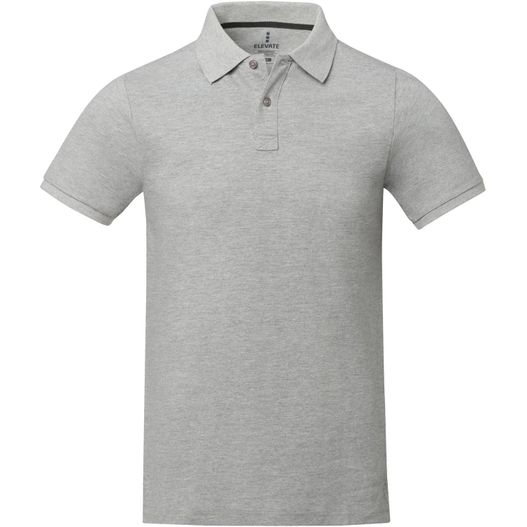 ein graues poloshirt mit kragen Calgary Poloshirt für Herren (Bild 1)