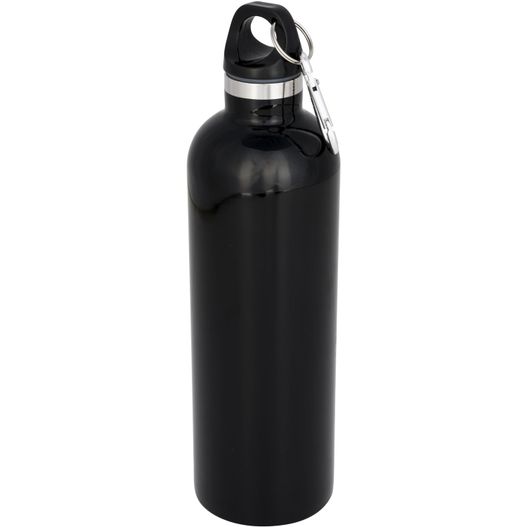 eine schwarze wasserflasche mit einem metallkarabin Atlantic 530 ml Vakuum Isolierflasche (Bild 1)