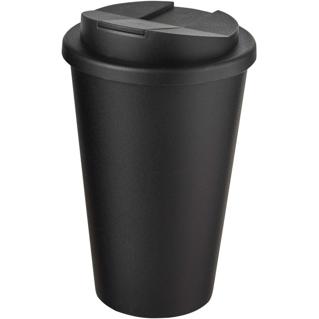 Produktabbildung Americano® Eco 350 ml recycelter Becher mit auslaufsicherem Deckel Americano® Eco 350 ml recycelter Becher mit auslaufsicherem Deckel