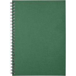 Desk-Mate® A5 recyceltes farbiges Notizbuch mit Spiralbindung