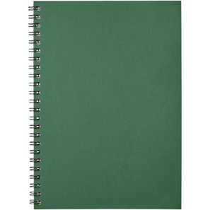 Desk-Mate® A5 recyceltes farbiges Notizbuch mit Spiralbindung