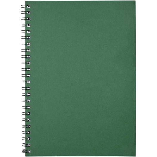 Desk-Mate® A5 recyceltes farbiges Notizbuch mit Spiralbindung (Bild 1)