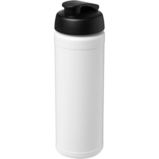 eine weiße wasserflasche mit schwarzem deckel Baseline® Plus 750 ml Flasche mit Klappdeckel (Bild 1)