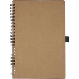 Cobble A5 Notizbuch mit Spiralbindung aus recyceltem Karton mit Steinpapier