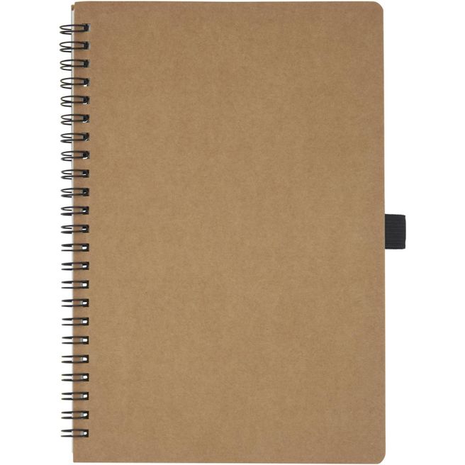 Cobble A5 Notizbuch mit Spiralbindung aus recyceltem Karton mit Steinpapier