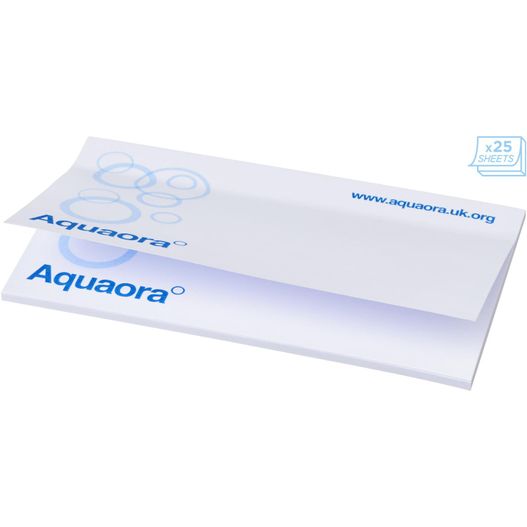 ein weißer umschlag mit einem blauen logo auf ihm Sticky-Mate® Haftnotizen 127 x 75 mm (Bild 1)