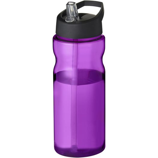 eine lila wasserflasche mit schwarzem deckel H2O Active® Base 650 ml Sportflasche mit Ausgussdeckel (Bild 1)