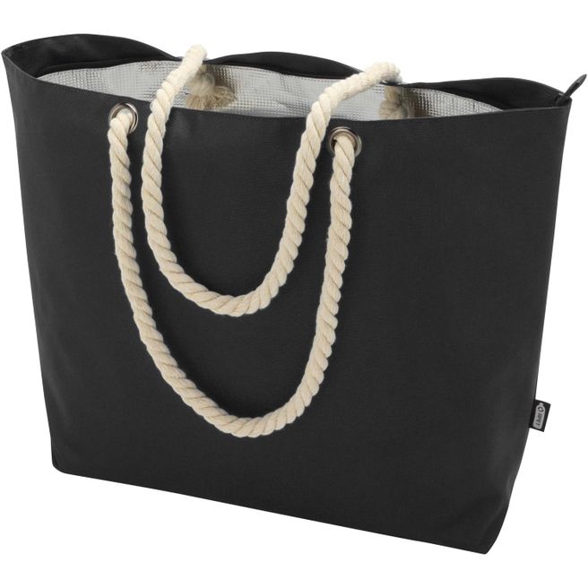 Panama Strandkühltasche mit Kordelgriffen aus recyceltem GRS-Material, 23L