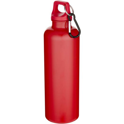 Oregon 750 ml einfarbige RS-zertifizierte Wasserflasche aus recyceltem Kunststoff mit Karabinerhaken (Bild 1)