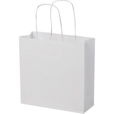 Kraftpapiertasche 120 /m² mit gedrehten Griffen – 24 × 9 × 24 cm