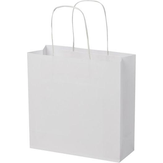 Produktabbildung Kraftpapiertasche 120 /m² mit gedrehten Griffen – 24 × 9 × 24 cm Kraftpapiertasche 120 /m² mit gedrehten Griffen – 24 × 9 × 24 cm (Bild 1)