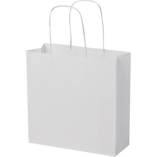 Kraftpapiertasche 120 /m² mit gedrehten Griffen – 24 × 9 × 24 cm