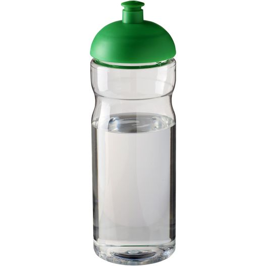 eine wasserflasche mit grünem deckel H2O Active® Base 650 ml Sportflasche mit Stülpdeckel (Bild 1)