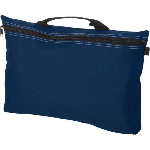 eine blaue tasche mit reißverschluss auf der vorderseite Orlando Konferenztasche 3L (Bild 1)