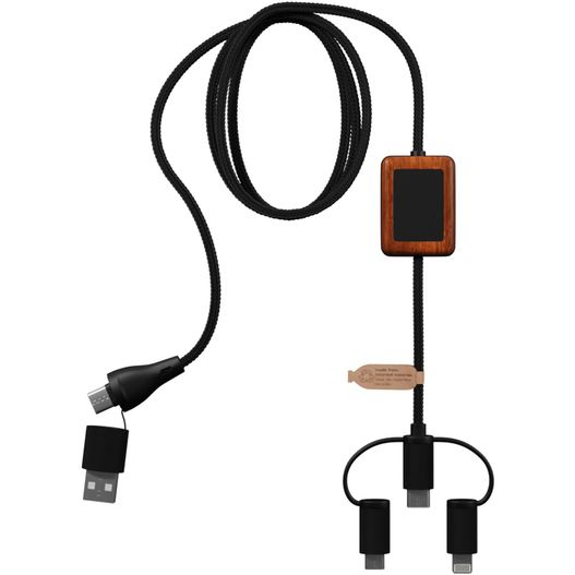 SCX.design C46 5-in-1 CarPlay-Kabel mit Leuchtlogo (Bild 1)