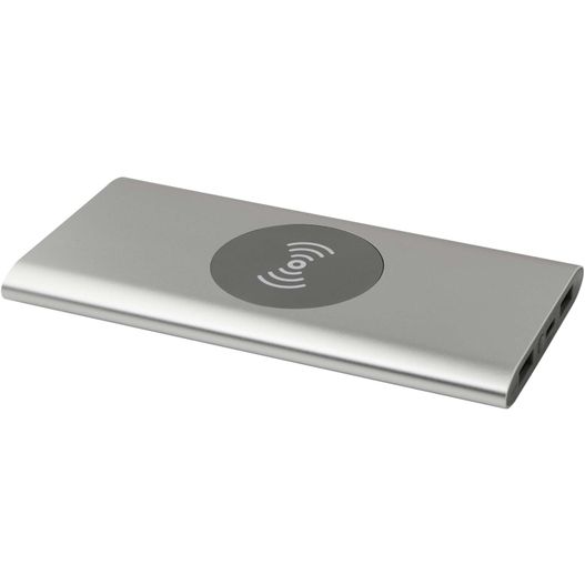 Produktabbildung Juice 8000 mAh Typ-C kabellose Powerbank aus recyceltem Aluminium Juice 8000 mAh Typ-C kabellose Powerbank aus recyceltem Aluminium (Bild 1)