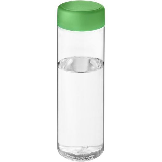 eine glaswasserflasche mit grünem deckel H2O Active® Vibe 850 ml Sportflasche mit Drehdeckel (Bild 1)