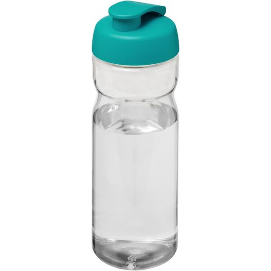 eine wasserflasche mit blauem deckel H2O Active® Base 650 ml Sportflasche mit Klappdeckel (Bild 1)