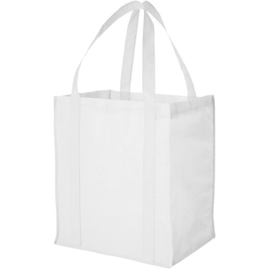eine weiße einkaufstasche mit weißem griff Liberty Non Woven Tragetasche 29L (Bild 1)