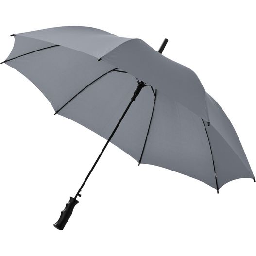 weißer regenschirm mit schwarzem griff Barry 23" Automatikregenschirm (Bild 1)