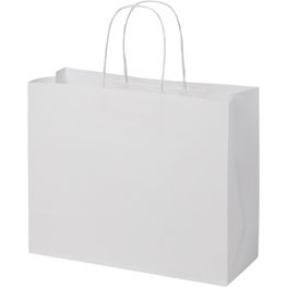 Kraftpapiertasche 120 g/m² mit gedrehten Griffen – 31 × 12 × 25 cm
