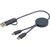 Citala 30 cm 5-in-1 Kabel aus recyceltem Kunststoff für Datenübertragung und 27W Schnellladung
