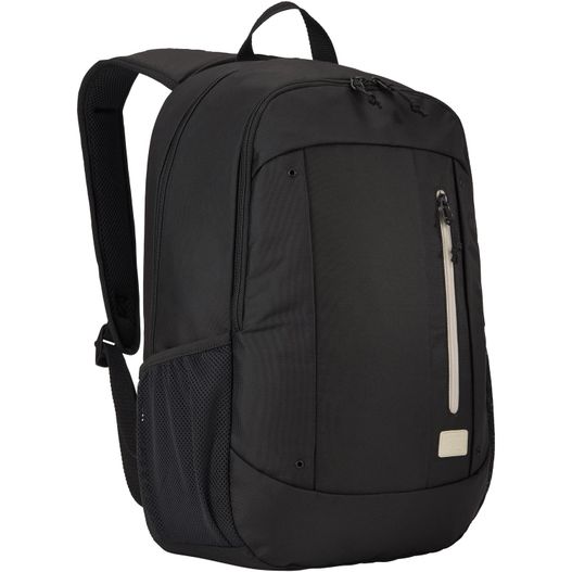 ein schwarzer rucksack mit reißverschluss vorne Case Logic Jaunt 15,6″ recycelter Rucksack 23L (Bild 1)