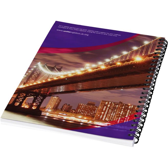 Produktabbildung Desk-Mate® A4 Spiralnotizbuch mit bedruckter Rückseite Desk-Mate® A4 Spiralnotizbuch mit bedruckter Rückseite