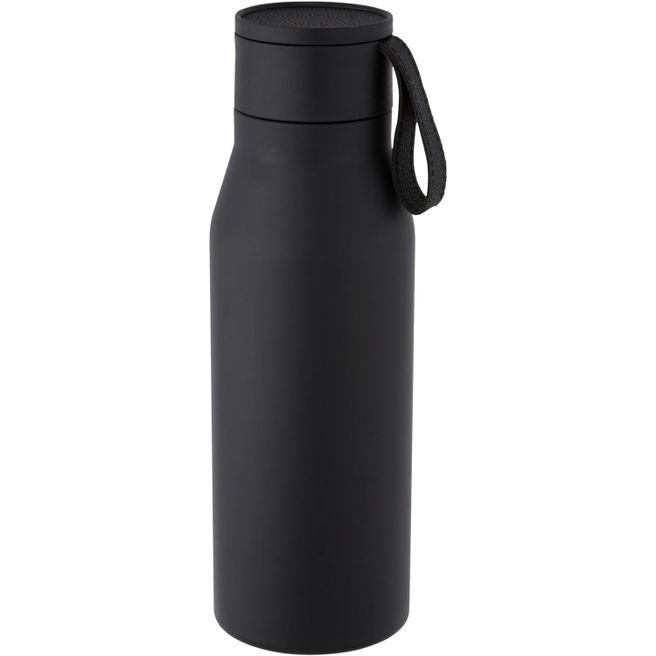 Produktabbildung Ljungan 500 ml Kupfer-Vakuum Isolierflasche mit PU Kunststoffband und Deckel Ljungan 500 ml Kupfer-Vakuum Isolierflasche mit PU Kunststoffband und Deckel