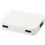 Gaia 4 Port USB Hub mit USB-A- und Typ-C-Ausgang und zwei Eingängen aus recyceltem Kunststoff (Bild 1)