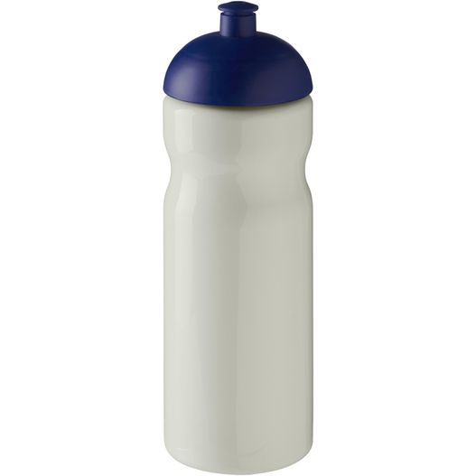 eine weiße und blaue sportflasche mit blauem deckel H2O Active® Eco Base 650 ml Sportflasche mit Stülpdeckel (Bild 1)