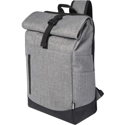Hoss 15,6" GRS recycelter Rolltop Laptop-Rucksack 12L (Bild 1)