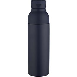 Illuminate 650 ml RCS-zertifizierte doppelwandige Trinkflasche aus recyceltem Edelstahl mit 3-teiligem Deckelset