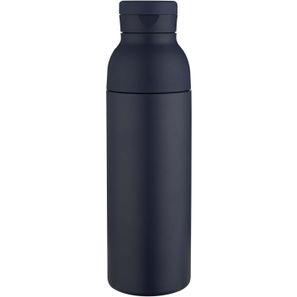 Illuminate 650 ml RCS-zertifizierte doppelwandige Trinkflasche aus recyceltem Edelstahl mit 3-teiligem Deckelset