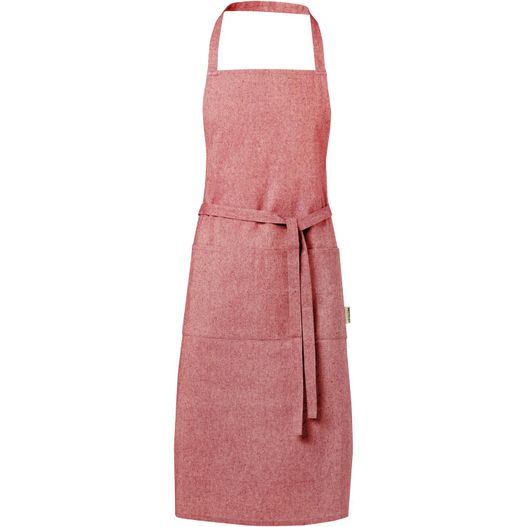 eine rosa schürze mit einem gürtel Pheebs 200 g/m² recycelte Schürze (Bild 1)