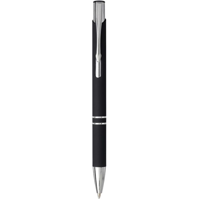 Moneta Soft Touch Druckkugelschreiber (schwarze Mine)