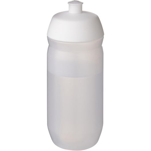 eine weiße plastikflasche mit weißem deckel HydroFlex™ Clear 500 ml Squeezy Sportflasche (Bild 1)