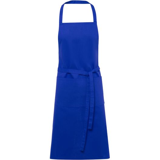 eine blaue schürze mit einem gürtel Orissa 200 g/m2 GOTS Schürze aus Biobaumwolle (Bild 1)