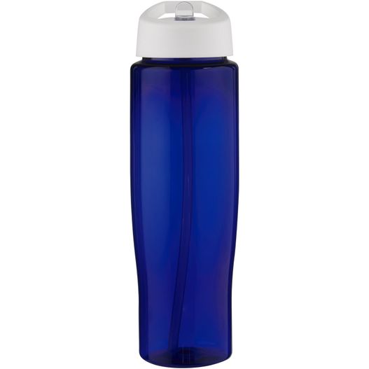 eine blaue wasserflasche mit weißem deckel H2O Active® Eco Tempo 700 ml Sportflasche mit Ausgussdeckel (Bild 1)
