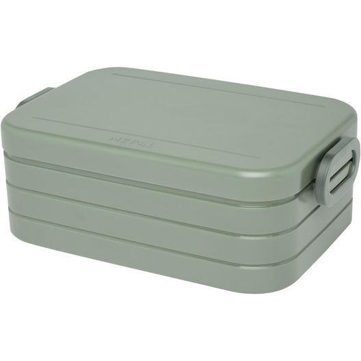 eine grüne lunchbox mit einem griff auf weißem hintergrund Mepal Take-a-break 900 ml Lunchbox Midi (Bild 1)
