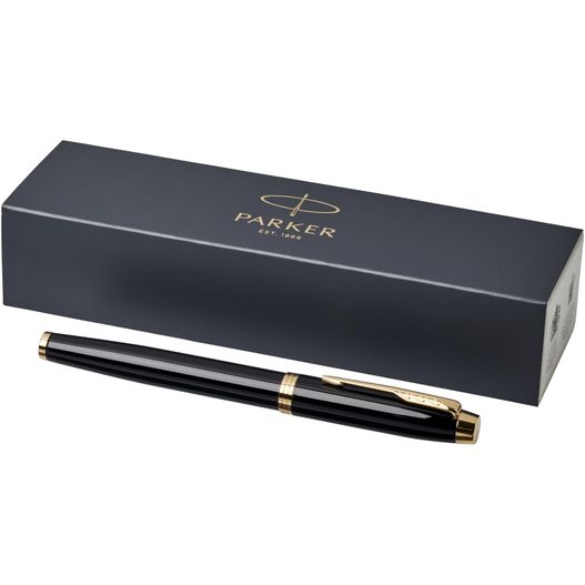 parker stift in einer schwarzen box mit gold trim Parker IM Füllfederhalter (blaue Mine) (Bild 1)