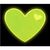 RFX™ S-12 Reflektierender Herz PVC-Aufkleber M (Bild 4)