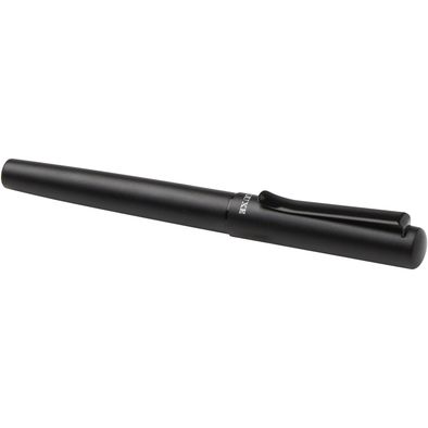 Lucetta Füllfederhalter aus recyceltem Aluminium (schwarze Mine)