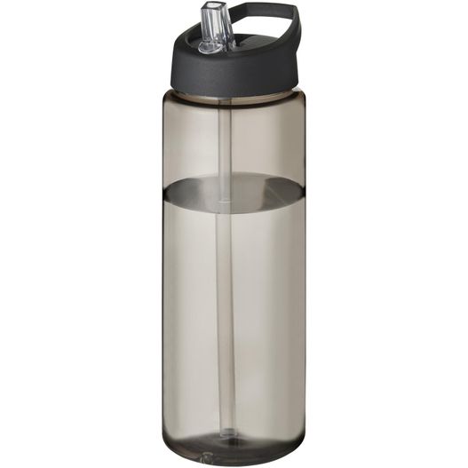 eine wasserflasche mit einem stroh darin H2O Active® Vibe 850 ml Sportflasche mit Ausgussdeckel (Bild 1)