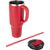 Sydney 1200 ml doppelwandiger RCS-zertifizierter Kupfer-Vakuum Isolierbecher mit Strohhalm (Bild 2)